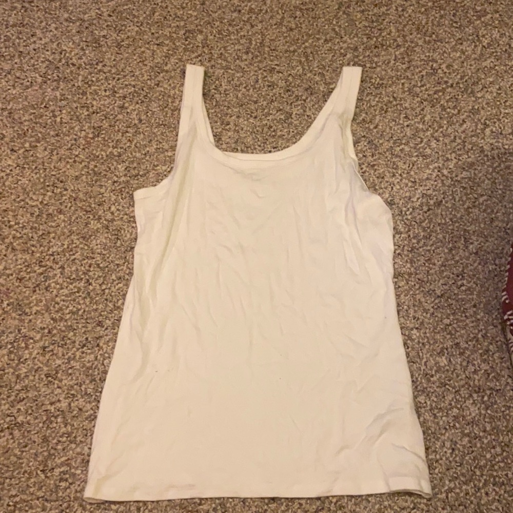 White tank top